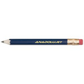 Hex Wooden Golf Pencil with Eraser